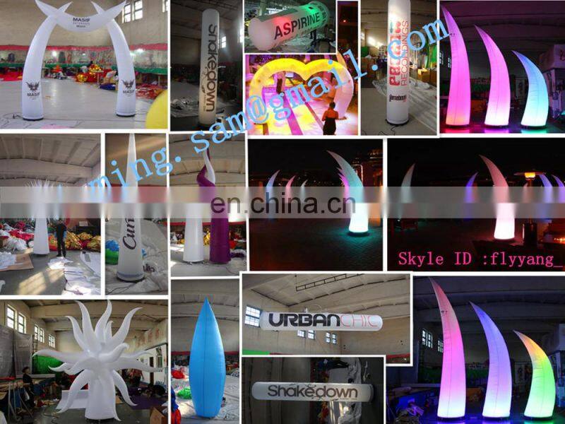 add 7 snow -- color LED Inflatable Pillar / Column