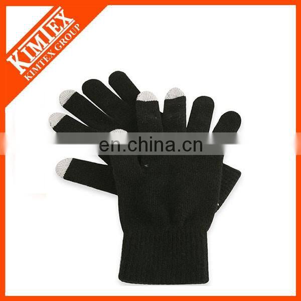Wholesale winter knitted custom fingerless gloves