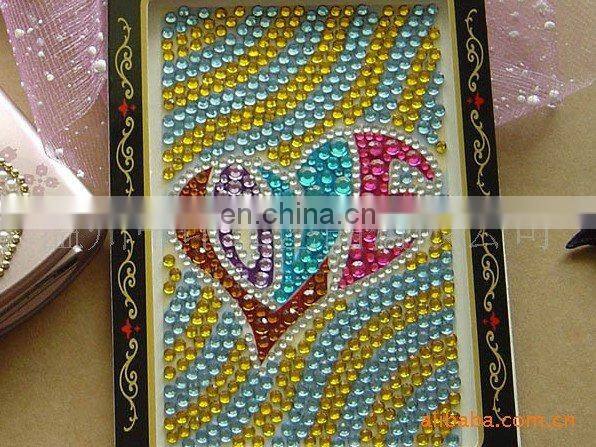 self adhesive acrylic rhinestone gem sticker With Reasonable Price (ZY1-050)