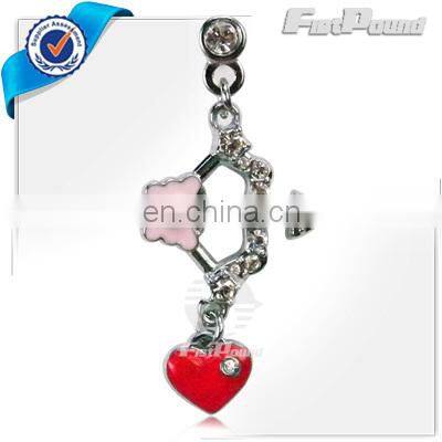 Crystal High Heel Dust Plug Charm,Dust Stopper,Dust Charm for iPhone/Samsung/HTC/iPad
