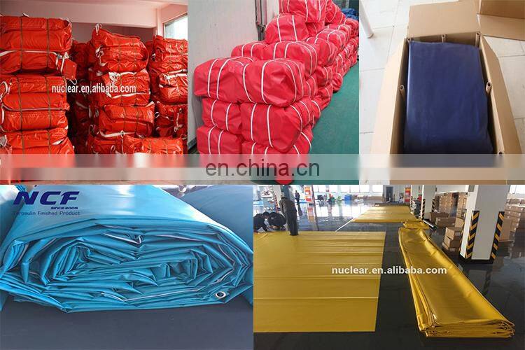 wholesales 100 pantone color 18oz pvc tarpaulin vinyl coated PVC tarps for truck cover