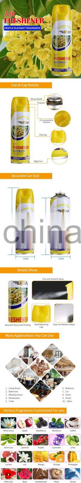 Customized Scents Aerosol Air Freshener(N834OS), 3N Office & Hotel Air Freshener Spray With Osmanthus Flower Scent