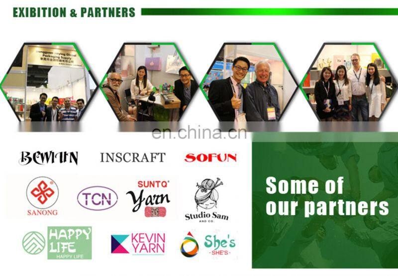 Wuge high standard beautiful cotton yarn for hand knitting