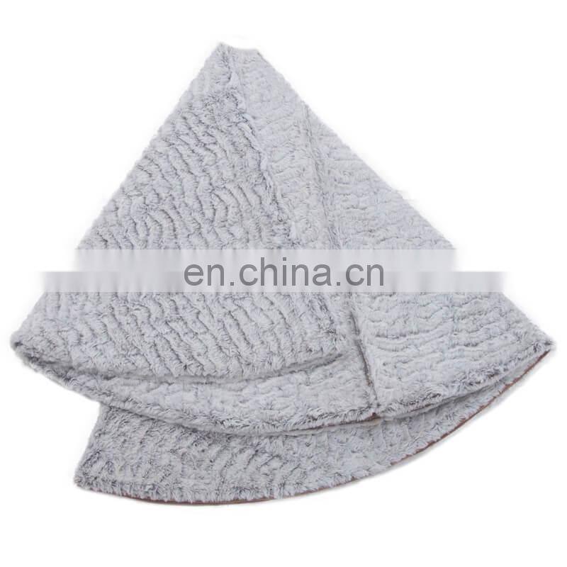 i@home Hotel shopping mall home decoration velvet wholesale christmas tree skirt