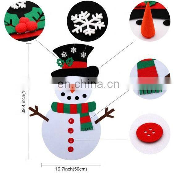 customized 3mm decorating christmas tree felt