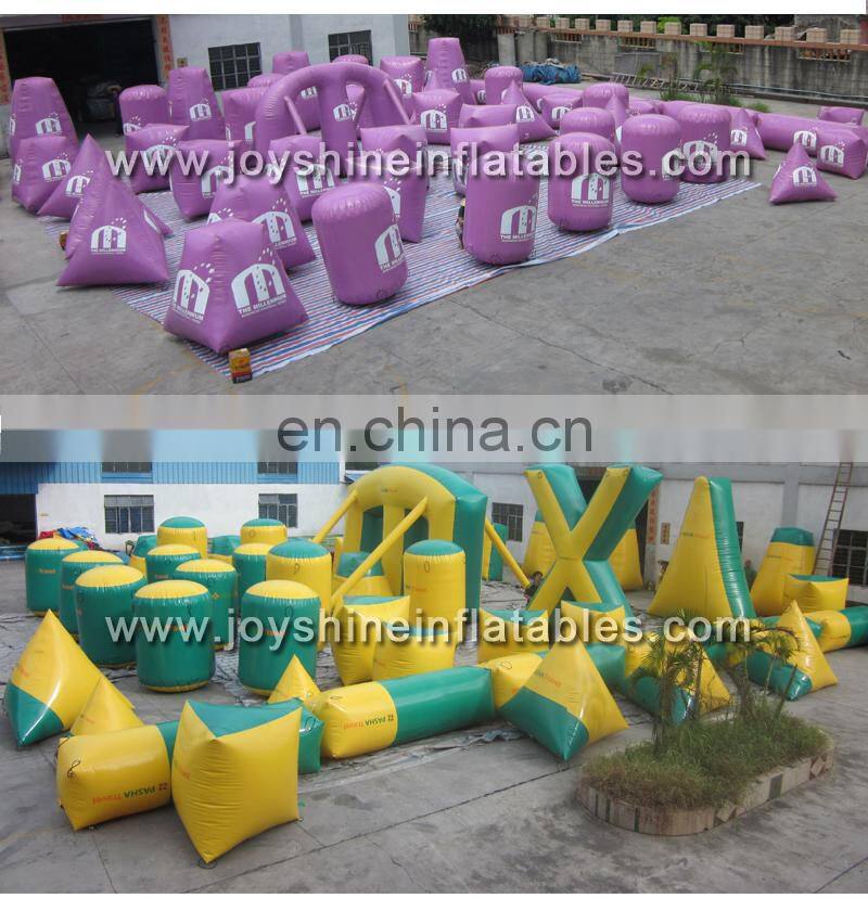 2019 Popular Gun Shooting Game Archery Laser Tag Sports Mini Win Bunker PVC Inflatable Paintball Bunkers