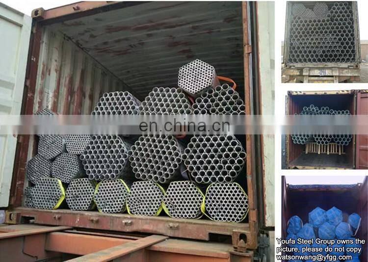 Mild Carbon Steel 48.3mm , 1 1/2 inch, 1.5 inch Galvanized Pipe from Youfa Factory