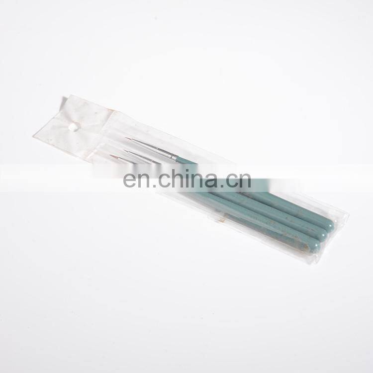 Wholesale Acrylic Handle Half Moon Different Shape Nylon French Nail Paint Brush