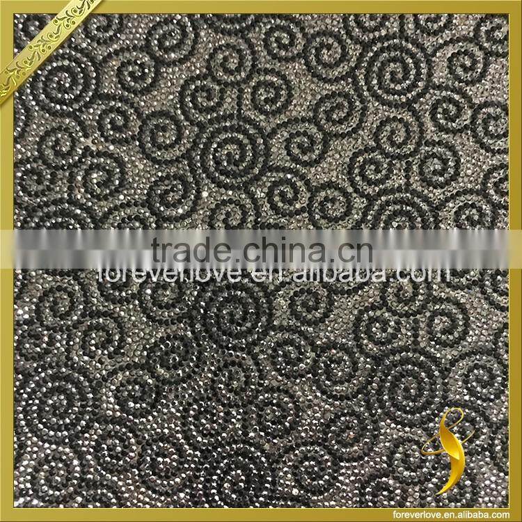 Wedding headpieces bridal headband rhinestone hotfix mesh FRM-190