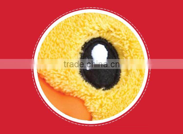 B.Duck cute bead canvas coin purse animal shaped leather coin purse