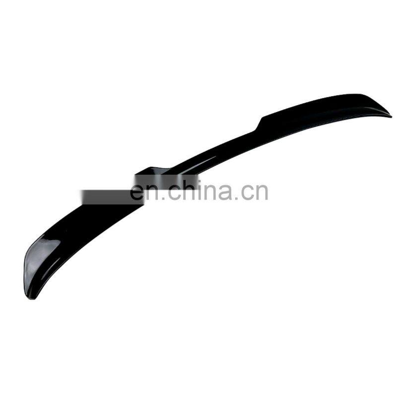 ABS Plastic Glossy Painted Black Rear Window Roof Spoiler Sun Rain Shade Vent Visor Lip For Volkswagen Scirocco 2015 2016+