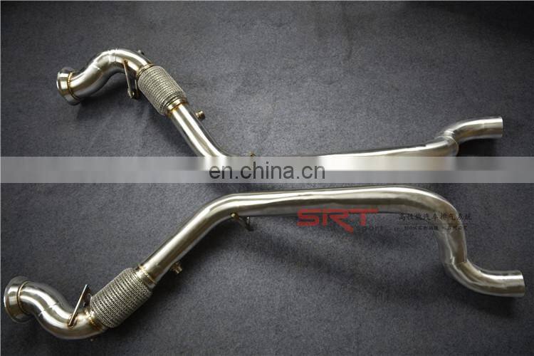 Exhaust Pipe for Porsche Panamera titanium exhaust catback with quad double tip