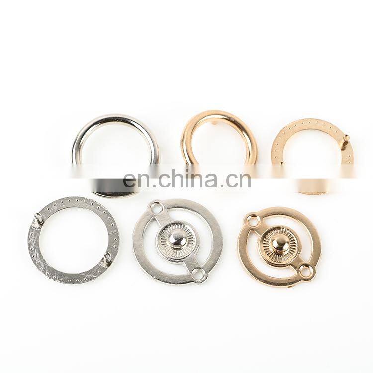 custom 4 parts metal sewing new ring prong snap fastener button