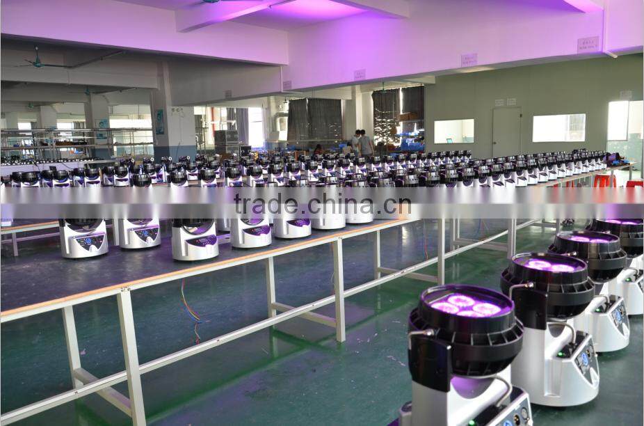 2015 7Pcs four in one rgbw Spotlights Type and LED Light Source, beam led light