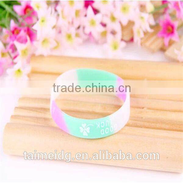 Cheap price fluorescent silicone wristband