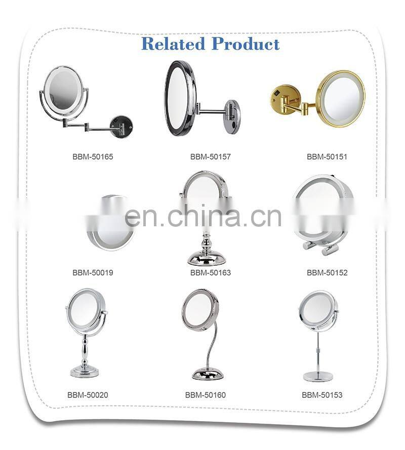 Classic style Plastic clear hotel bathroom mirror