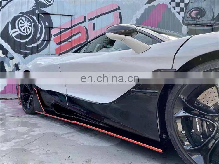 Runde Dry Carbon Fiber Kits For 16-19 Mclaren 720S Upgrade Mansory Style Body Kit Front Bumper Rear Bumper Side Skirts Fender