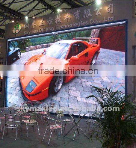 P6 indoor Installation Fast Rental stage car show full color led indoor LED screen