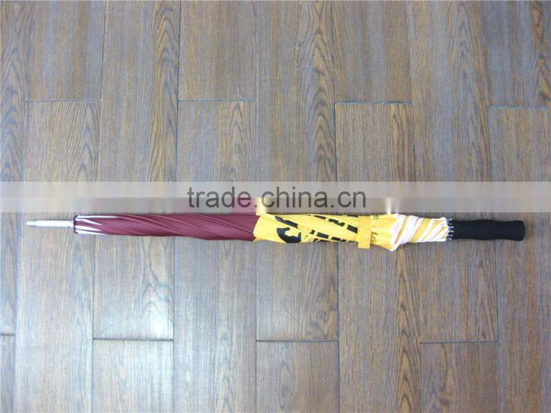 23inch high quality automatic aluminum stick umbrella