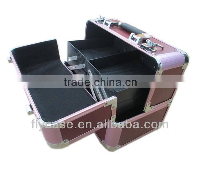 2014 tools trolley makeup artist case for cosmetic case aluminum