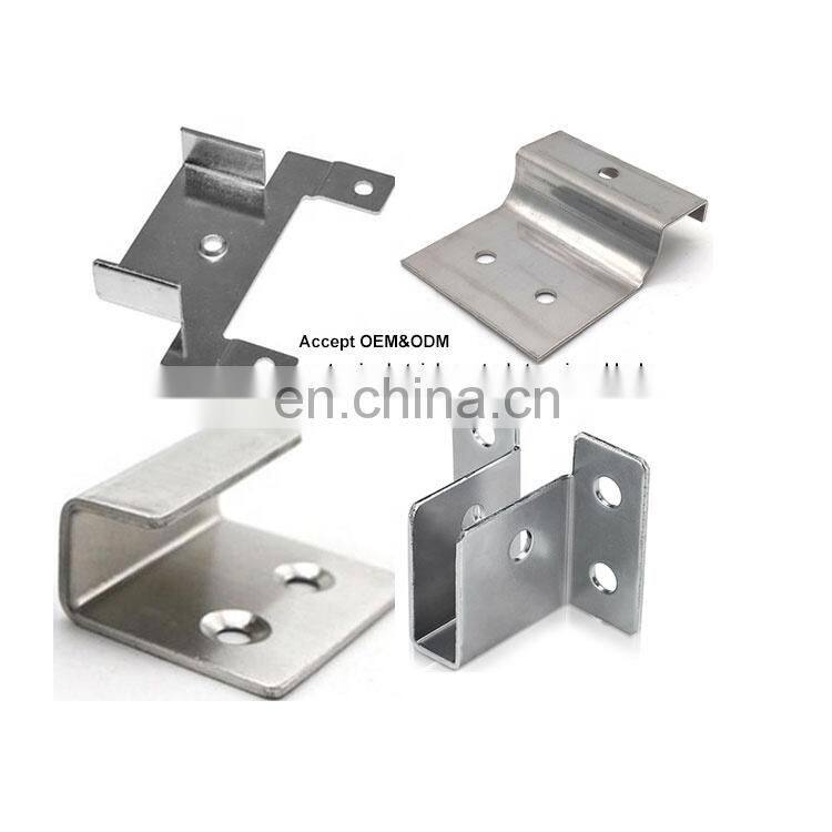 Custom sheet metal fabrication brushed panel stamping bending welding aluminum stainless steel brackets