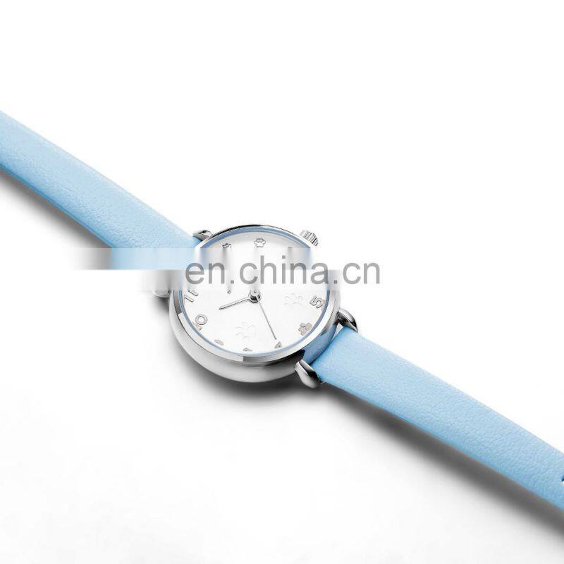 SHENGKE Pink Cute Girls Wristwatch K9025 Clear Arabic Number Dial Watches Ultra Band Kids Watch Chinese Factory Watch