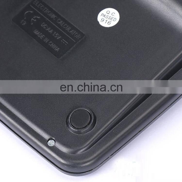 Factory Supply Original Dexin 12 Digit Dual Power Desk Real Solar Energy Cheap Two Power AA Battery Desktop Office Calculator