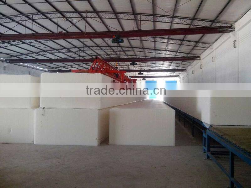 Long sponge foam blocks conveyor clamp for continuous foaming machine