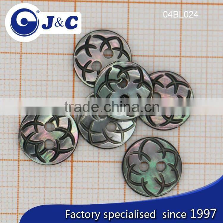 blacklip shell buttons, mop sea shell buttons, shirt button, BL023, BL024