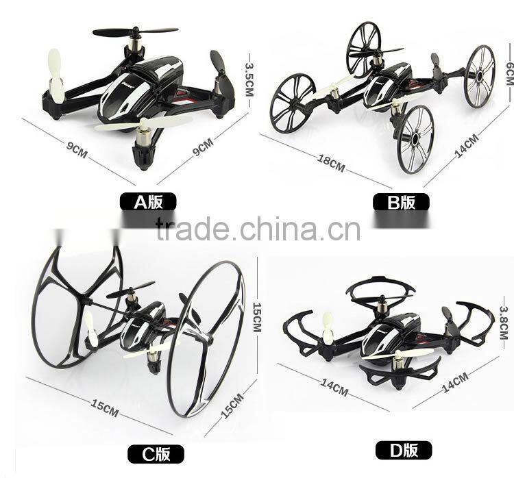 Popular New Multifunctional Quadrocopter 4 in 1 Air-Ground Skywalker Drones For Aerial Photography
