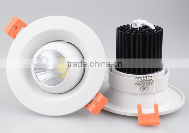 Aluminum Plastic Cover high power 50w up and down cob led downlight led recessed down light dimmable led downlight