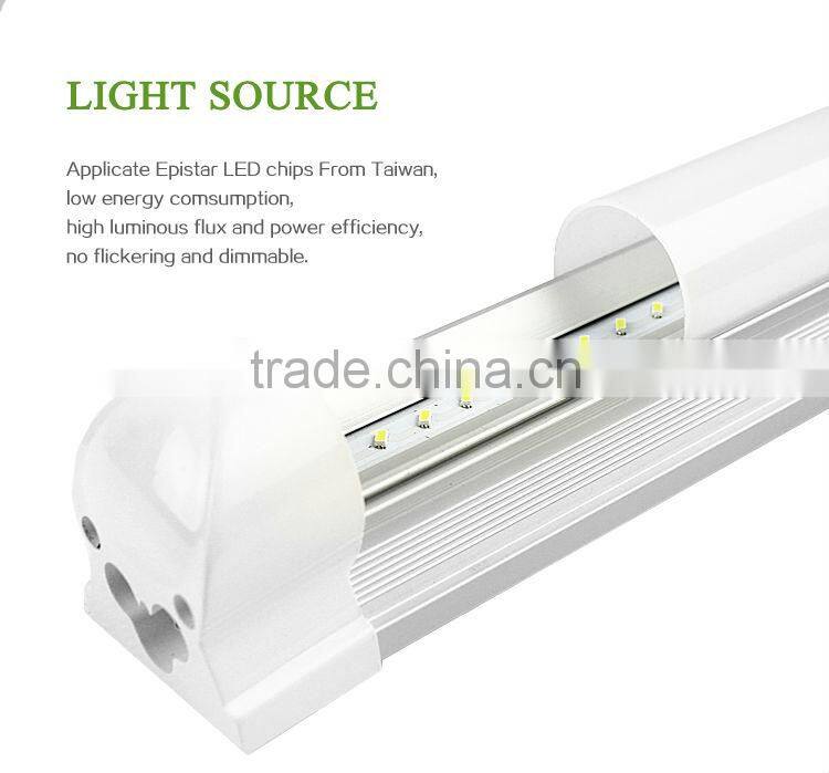 All in one design 25w T8 LED Tube Integrated