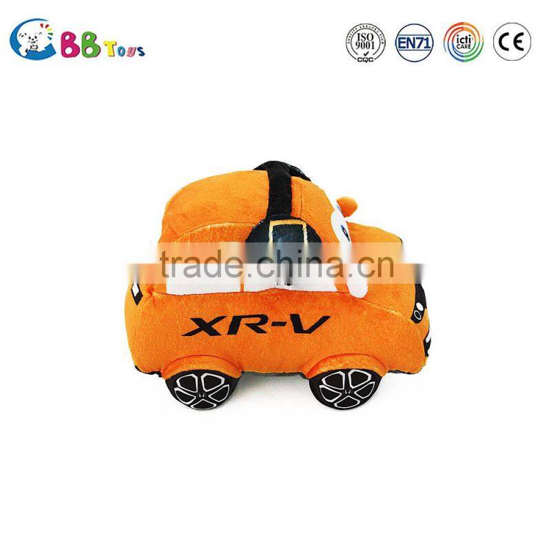 Carrefour Certified factory unisex christmas gifts plush toys/cute and mini orange car