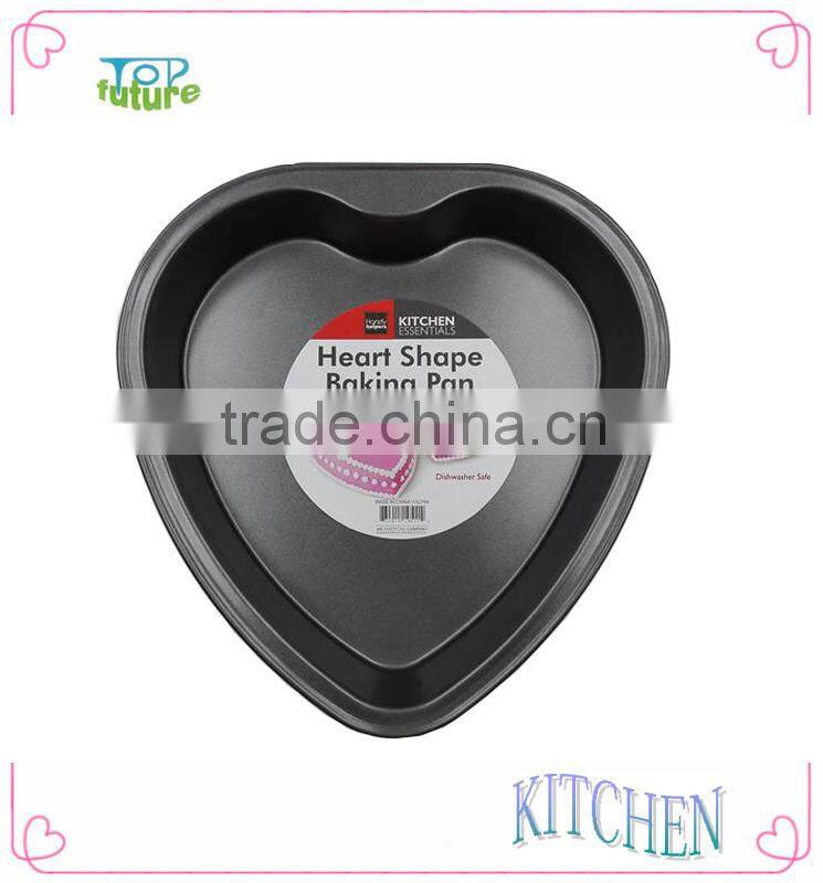 Heart shape carbon steel cake baking mould