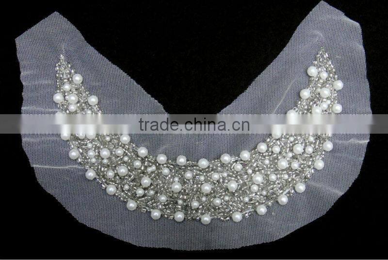 New arrival latest design gold women sequins collar design
