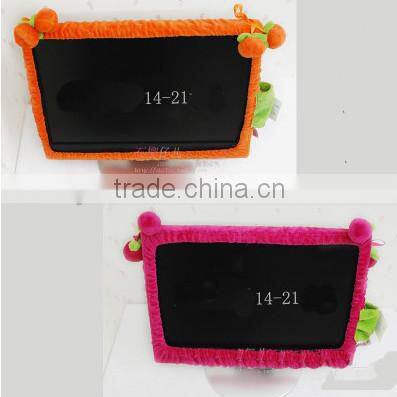 Plush animal TV frame/plush TV frame