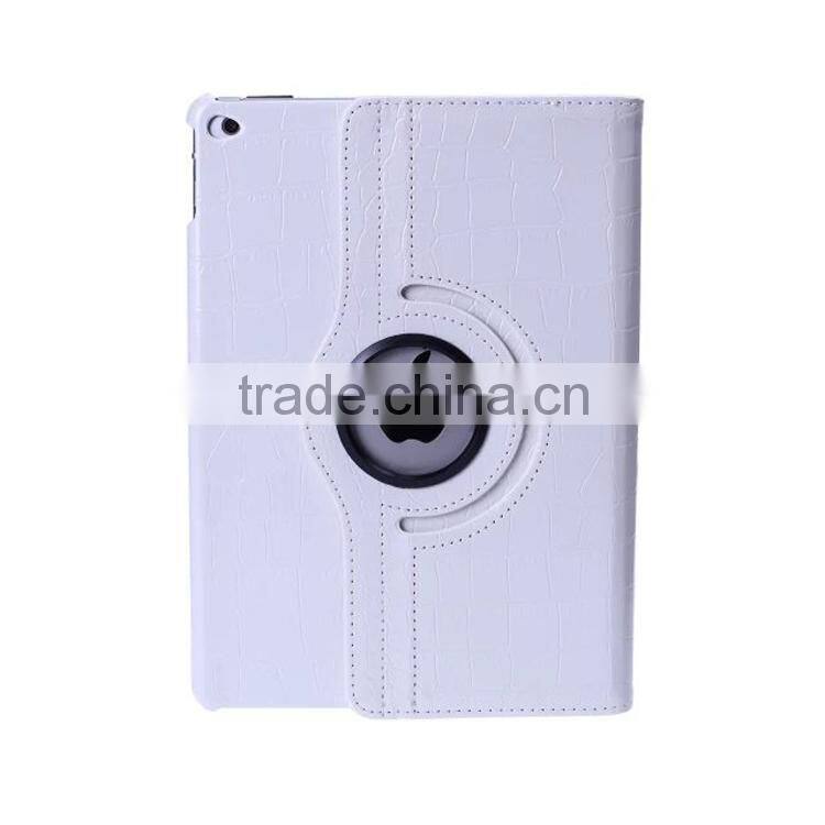 Crocodile pattern 360 rotate leather case For iPad 6