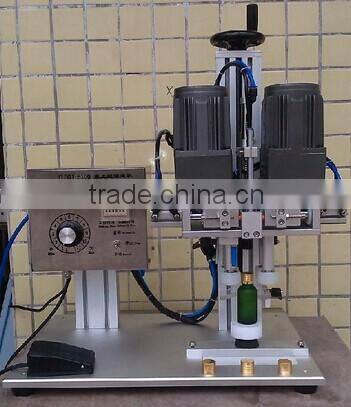 pneumatic glass bottle cap closing machine