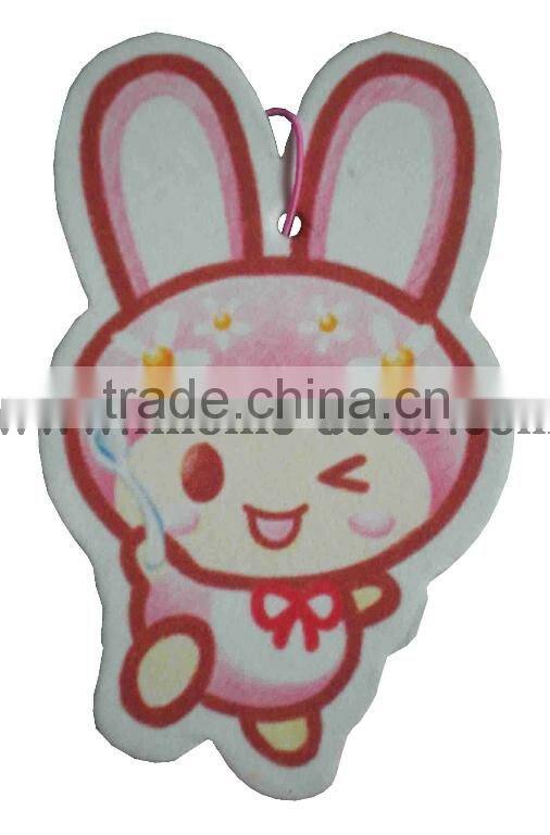 cheapest paper air freshener,hello kitty paper air freshener for car decoration &promotion gift