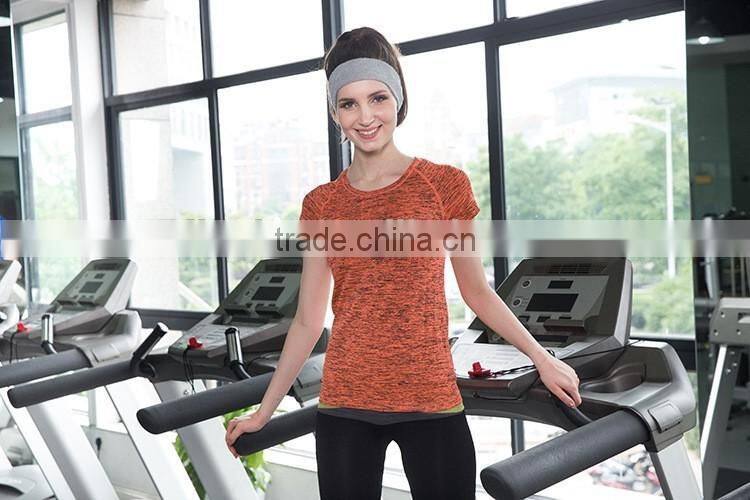 Women Workout Gym Sports Top Fitness Running Yoga T-Shirt