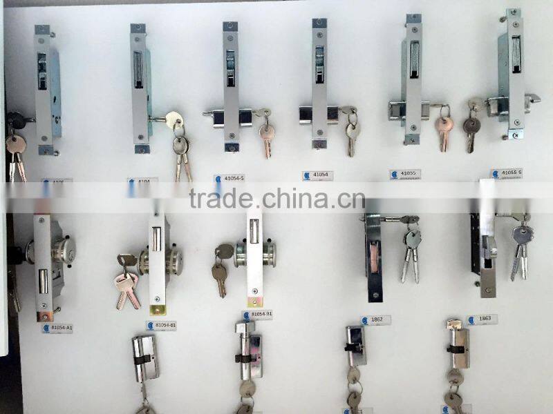 4104 mortise door lock body/lock cylinder for aluminium door