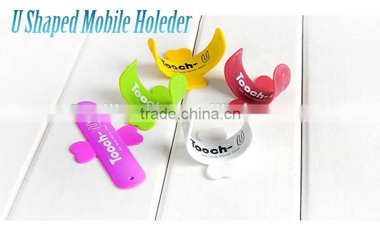New Design Silicone Colorful high quality Popular mobile phone stand holders made in china