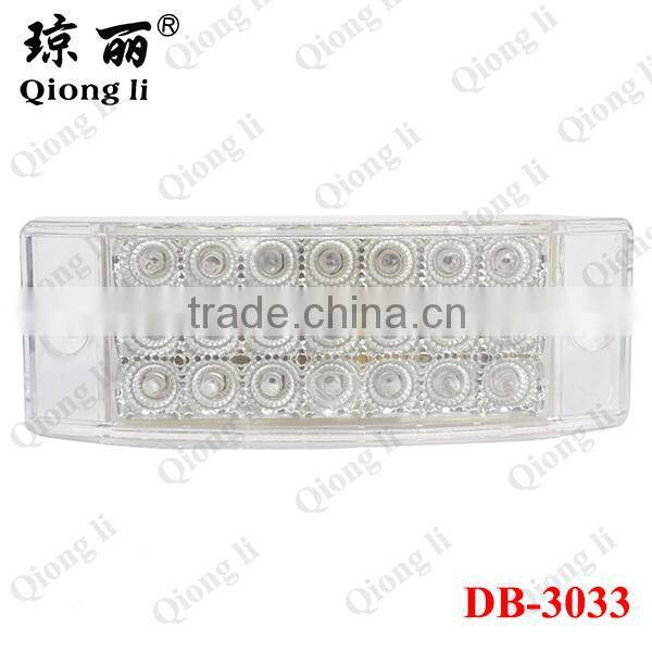 12v universal for triucks 21 LEDs 15cm LED side marker and clearance truck light