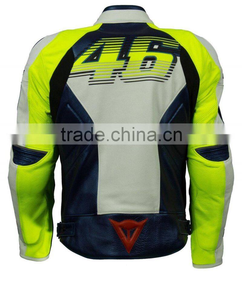 Men Motorbike Leather Jacket/Motorcycle Biker Jacket For Men/Racing wear