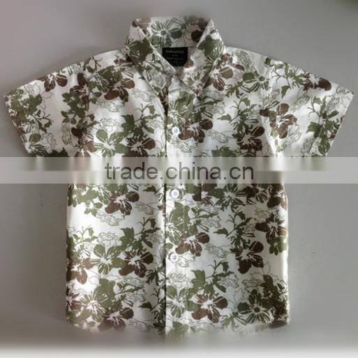 Kids Wear Manufacturer Children Hawaiian Shirt for Kid