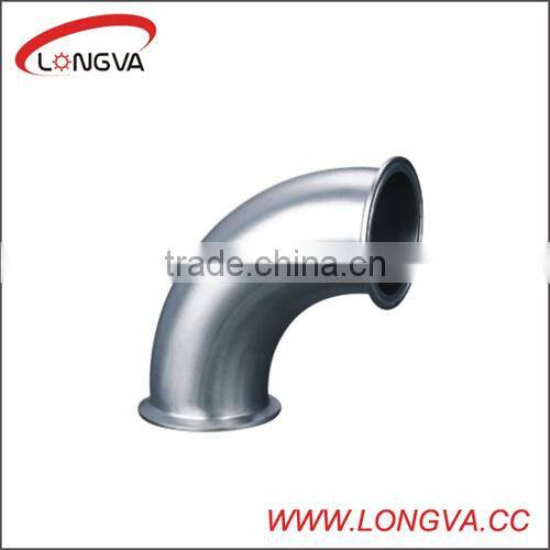 Sanitary ss pipe fitting 90 degree elbow