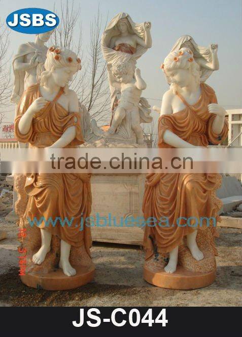 Stone carving of horse soldier