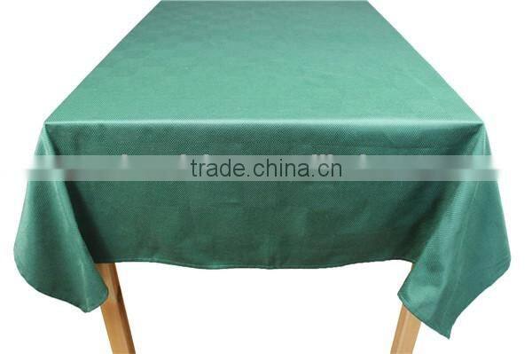 Hot Sale Poly/Cotton New Design Jacquard Banquet Tablecloth