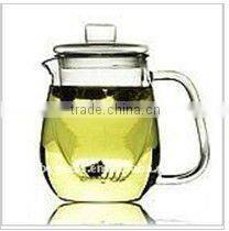 crystal borosilicate glass juice cup with handle