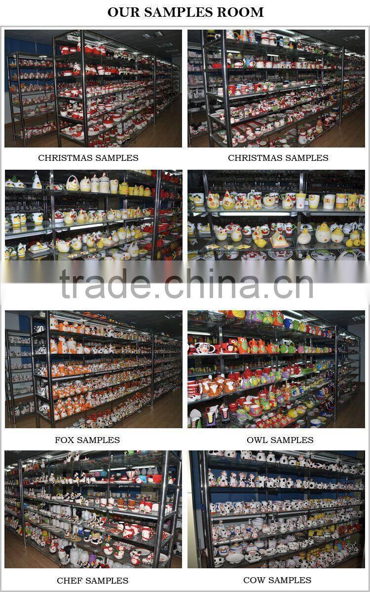 2016 New design ceramic salt & pepper shakers